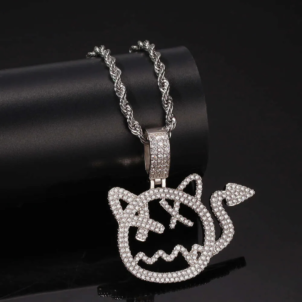 Cartoon Devil Hip Hop Pendant Necklace For Men And Women Trendy_voghion.com