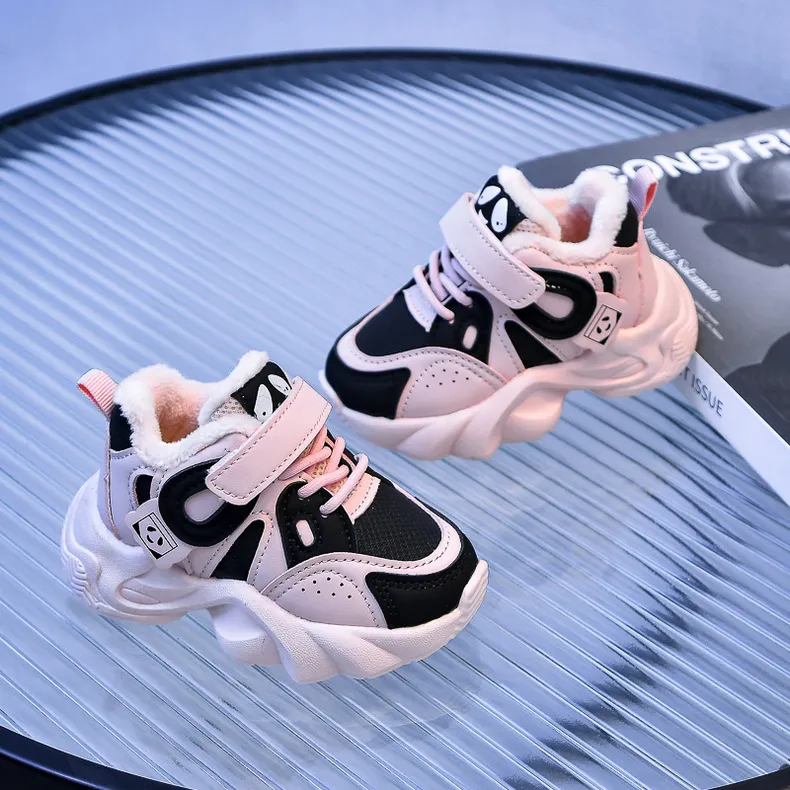 Toddler Running Sport Children Boy Kid Winter Plus Warm Sneakers Girl Casual Shoes Trainers sizes 21 - 30_voghion.com