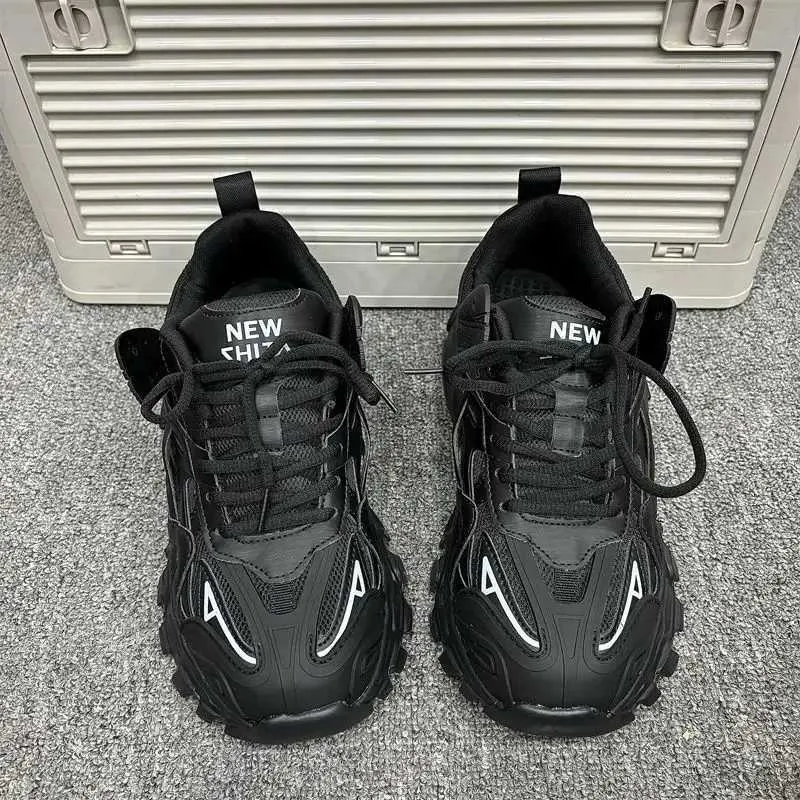 Size 41 42 Womens Casual Sports Men Stylish Brand Design Ladies Chunky Sneakers Thick Sole Tennis Shoes 43 44 Big_voghion.com