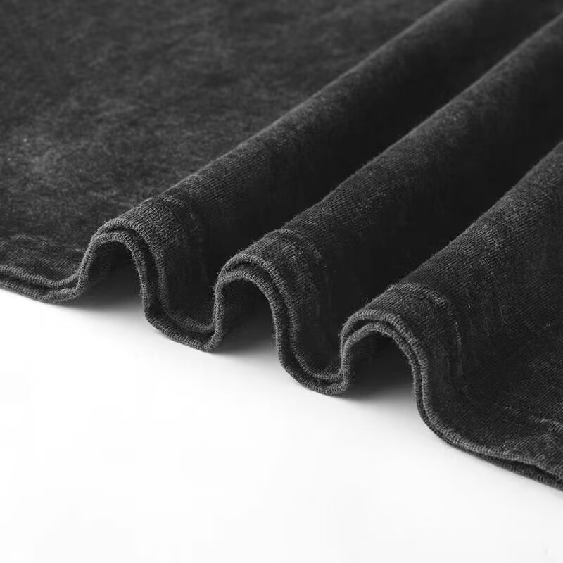 Women's cotton short-sleeved summer loose ins trendy retro couple wear half-sleeved top_voghion.com