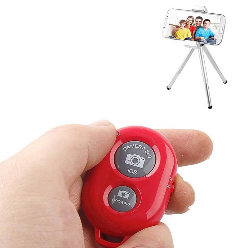 Wireless Bluetooth-compatible Camera Remote Control Selfie Shutter For Mobile Phone Monopod_voghion.com