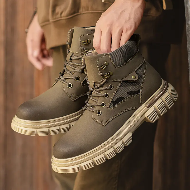 Scarpe sportive da uomo antiscivolo per esterni, scarpe casual con plateau, scarpe da papà rialzate, scarpe alla moda_voghion.com