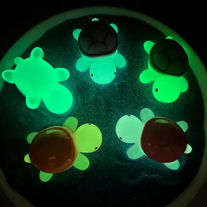 Cartoon Rein Luminou Turtle Mobile Phone Lanyard Glow-in-the-dark Color Keychain Backpack Acceorie Girlfriend_voghion.com