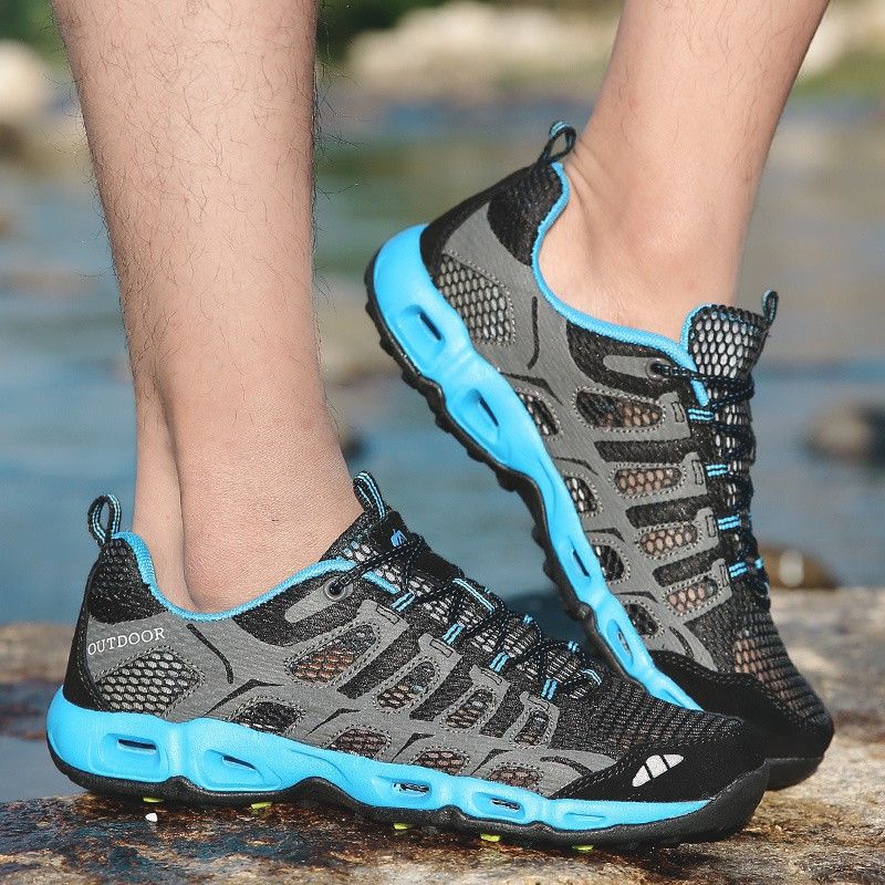 Sommer schnell trocknend männer und frauen atmungsaktive leder outdoor nicht-slip wandern schuhe_voghion.com
