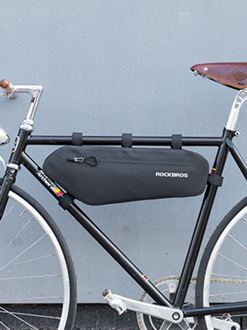 ROCKBROS velosipēda ūdensizturīgā rāmja trīsstūra soma apm. 4L DHL_voghion.com
