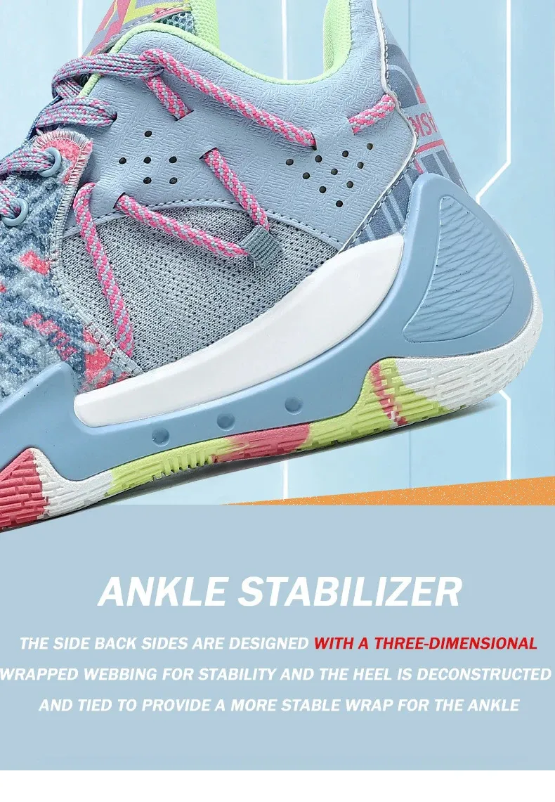 Siatkowe czarne męskie trampki Cut Mid damskie amortyzowane antypoślizgowe buty do koszykówki na zewnątrz buty sportowe_voghion.com