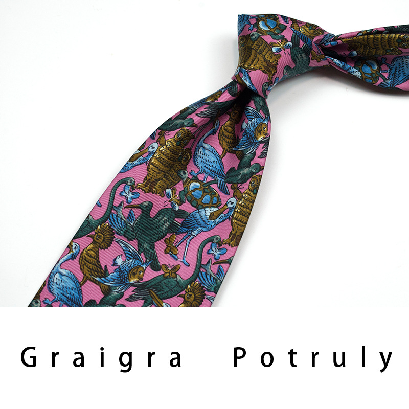 Men's Ties & Handkerchiefs replacement burgundy second-hand coffee color imported quality mulberry silk printed silk paisley men's tie extra wide_voghion.com