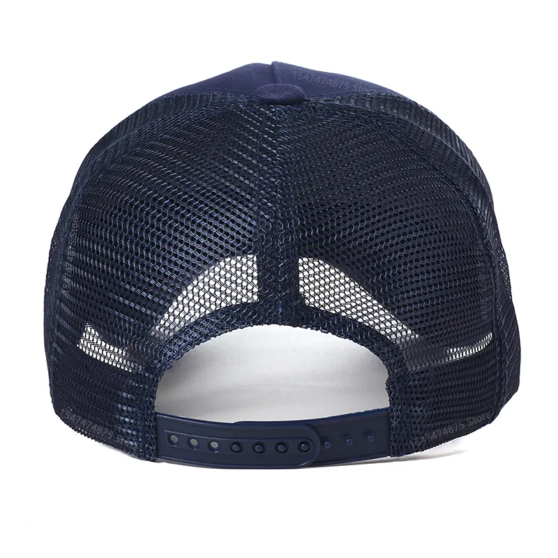 Czapki z daszkiem Bandidos Motorcycle Club Men Baseball Cap Cotton Summer Fashion Mesh Trucker Hat Regulowana Oddychająca_voghion.com