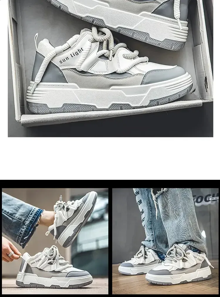 Mężczyzna Projekt Kobiety Mężczyźni Chleb Szeroka Podeszwa Pary Unisex Chunky Sneakers Hip Hop Sportowe Buty 41 42 240801_voghion.com