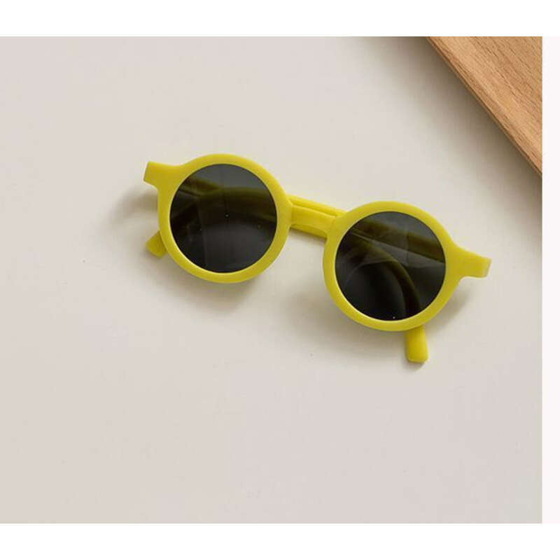 Silicone Boys And Girls Eye UV Protection Children's Baby Polarized Sunglasses_voghion.com