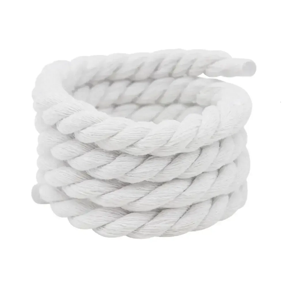 2 pezzi di lacci rotondi spessi in poliestere e cotone di alta qualità, tinta unita, larghezza 0,8 cm, 120 cm, 10 colori, lacci per scarpe audaci 250114_voghion.com