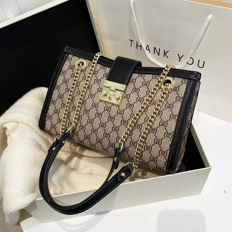 Designer Free Shipping 2025 New Fashionable Tote Premium Texture Printed Large Capacity Single Shoulder Underarm Bag For_voghion.com
