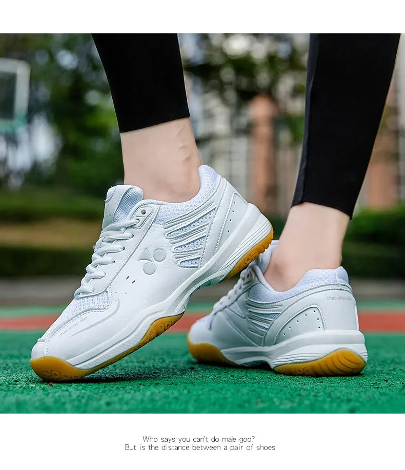 womens breathable volleyball Mens badminton shoes indoor athletic training sneakers tennis couple_voghion.com