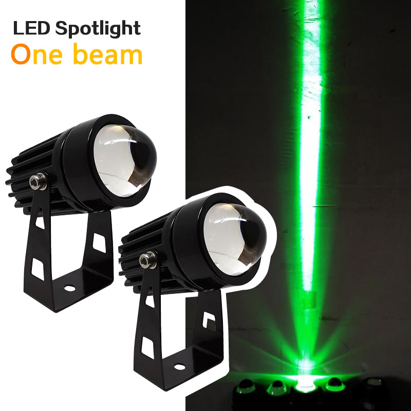 Faretto LED colorato con fascio luminoso per esterni, rosso, verde, blu, RGB, IP66, impermeabile, telecomando, per illuminazione paesaggistica esterna_voghion.com