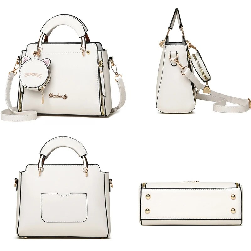 Borsa a mano alla moda per donna Borsa a tracolla da donna Borsa a tracolla a tracolla Borsa per gatti Shopping_voghion.com