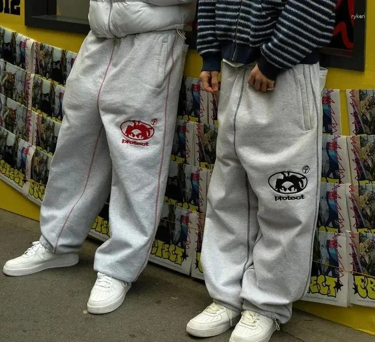 Men's Pants Haruku Man Oversized Sweatpants Cargo Streetwear Joggers Casual Trousers Work Male Korean Mens_voghion.com