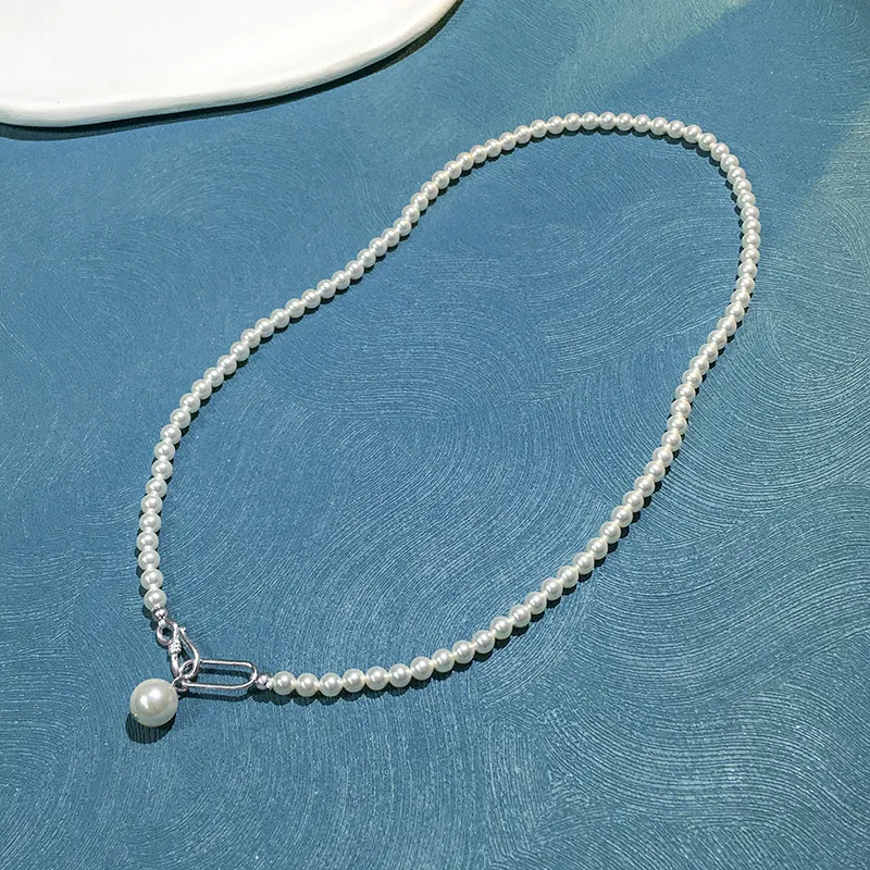Ketten Echte Natürliche Perlenkette Frauen Sier Barock Kragenkette Weiblicher Schmuck Mädchen Party Geschenk Bankett_voghion.com