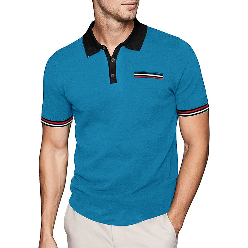 T-shirt sportiva da golf classica moda casual a maniche corte da uomo nuova estate_voghion.com