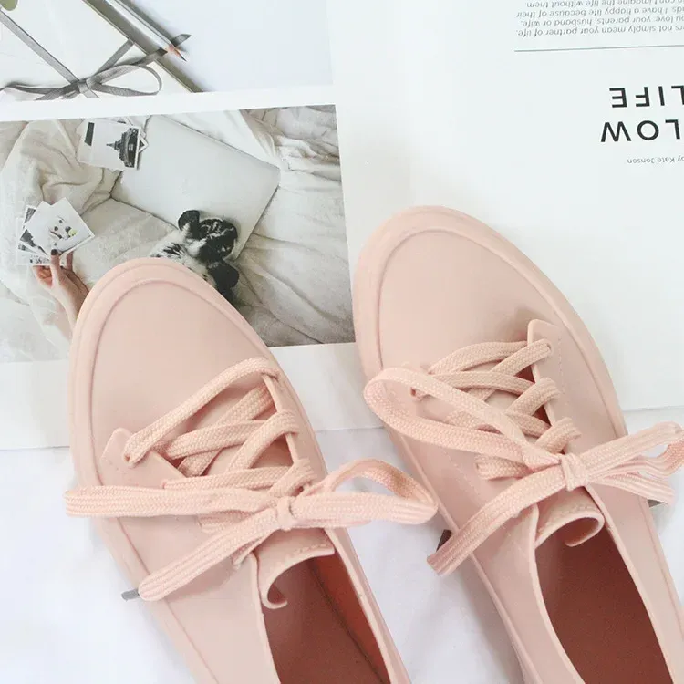 Damen Gummistiefel Sneaker Wasserdicht Für Outdoor Und Freizeit_voghion.com