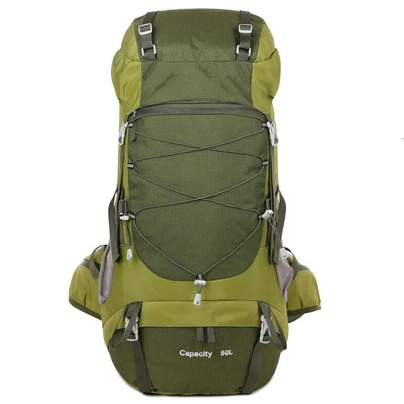 Sac à dos de voyage 50L pour hommes et femmes, sac tactique étanche en maille, sac à dos de randonnée, de camping, d'équipements Rucack_voghion.com