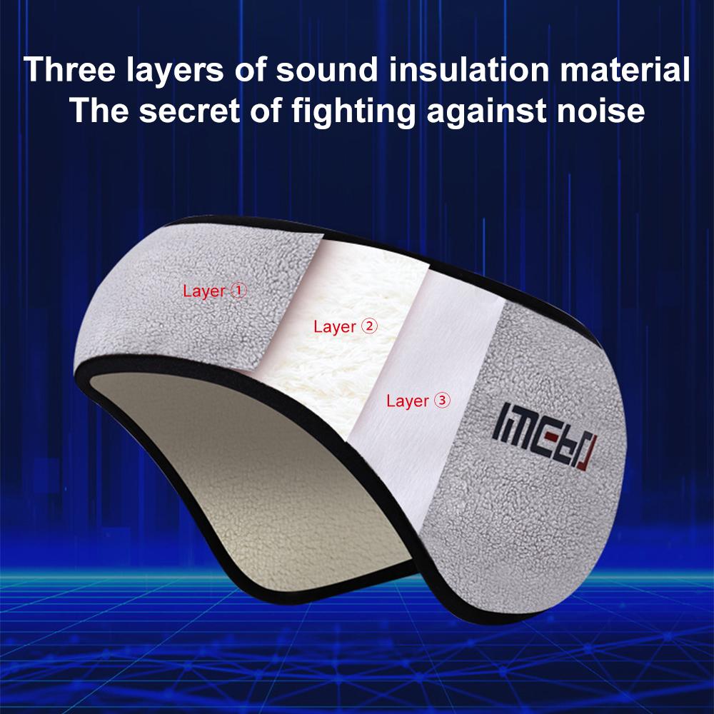 Maschera per dormire con paraorecchie, in peluche, carina, da sogno, per dormire, per donne, calda e rilassante, in peluche, benda in cotone per occhi_voghion.com