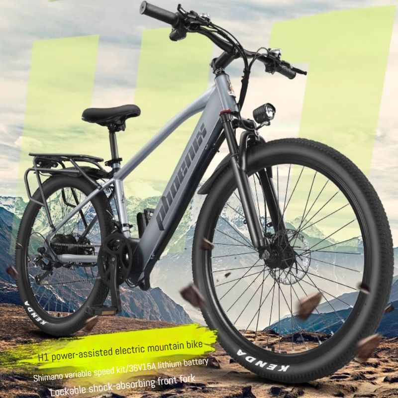 Phoenix lithium battery mountain 26 inch commuting assistance variable speed electric new national standard bike_voghion.com