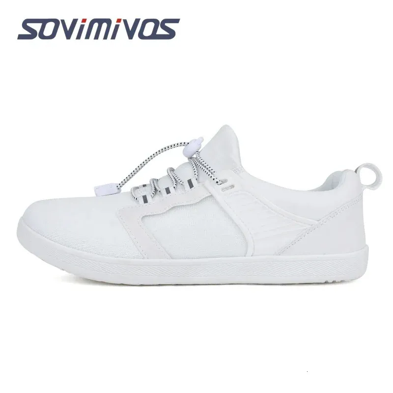 Mens Cross-Trainer Casual Sneakers Barefoot Shoes | Wide Toe Box Womens Minimalist Trail Runner Canvas Loafers 240624_voghion.com