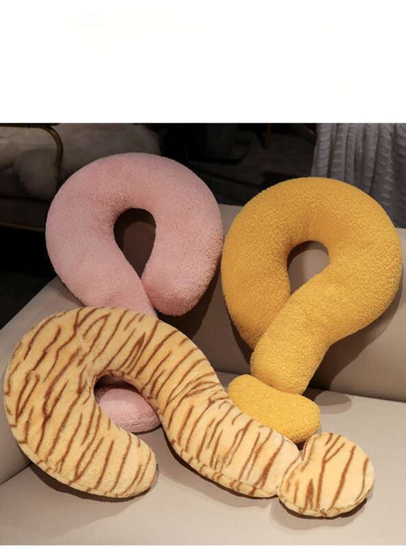 Question Mark Neck Sofa, Living Room Office Napping Pillow_voghion.com