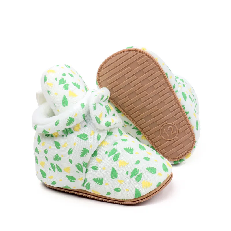Șosete de iarnă pentru sugari, nou-născuți, Littlesprouts, băiat și fată, pentru copii mici, primii pași, botoșei din bumbac, confort, moale, anti-alunecare, calde_voghion.com