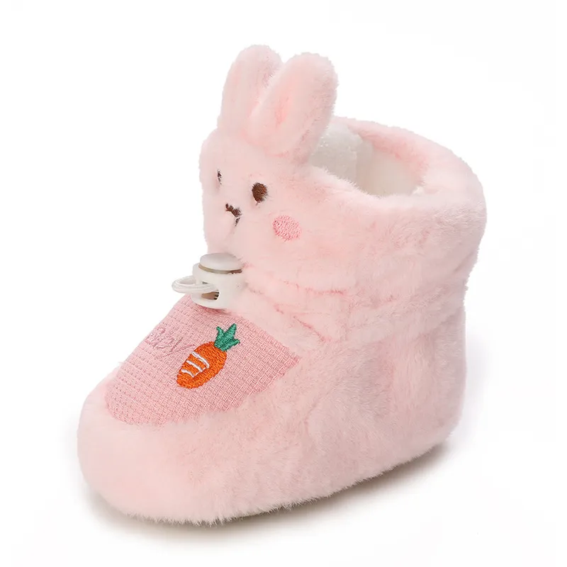 Chaussons bébé doux antidérapants pour l'hiver bottines bébé_voghion.com