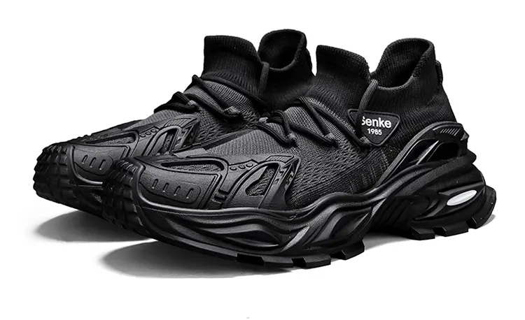 Herren Freizeitschuhe Mit Dicker Sohle Und Atmungsaktivem Mesh_voghion.com