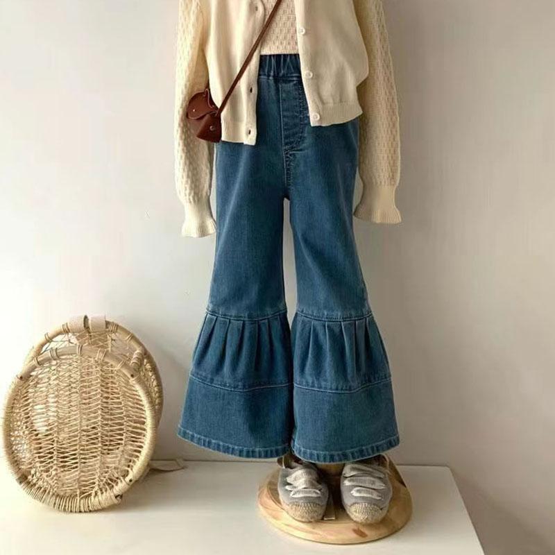 Mother & Kids Girls fashionable bottoms Korean children's clothing children's Korean version of casual trousers street-blasting all-match pants_voghion.com