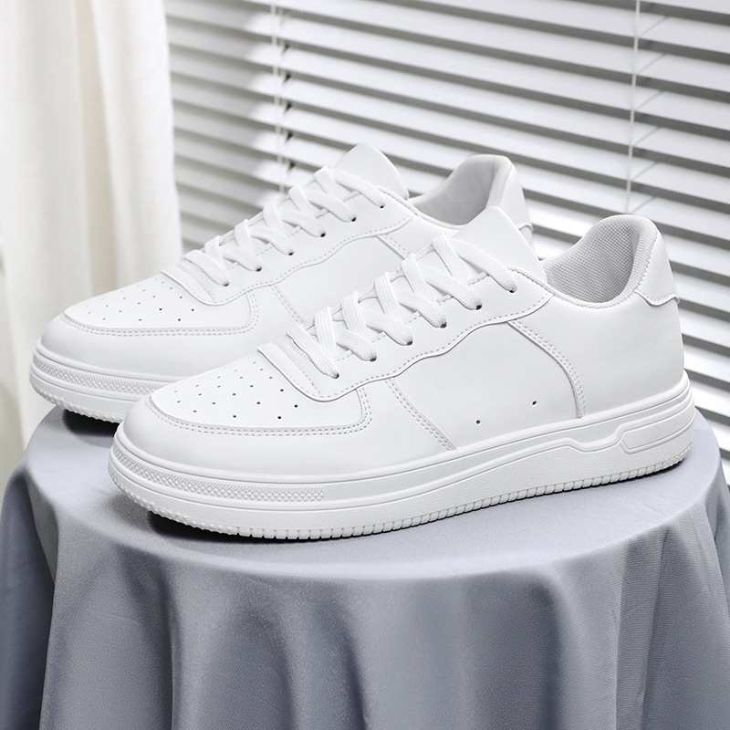 Spring New Breathable Little White Men's Fashion Versatile Thick Sole Sports Casual Board Trendy Shoes_voghion.com