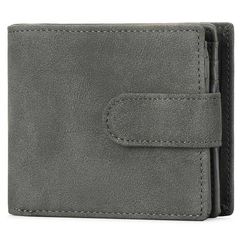 Herren kurze Lederbrieftasche Top-Schicht Rindsleder RFID Anti-Diebstahl-Bürste Mode Casual Außenhandel Brieftasche_voghion.com