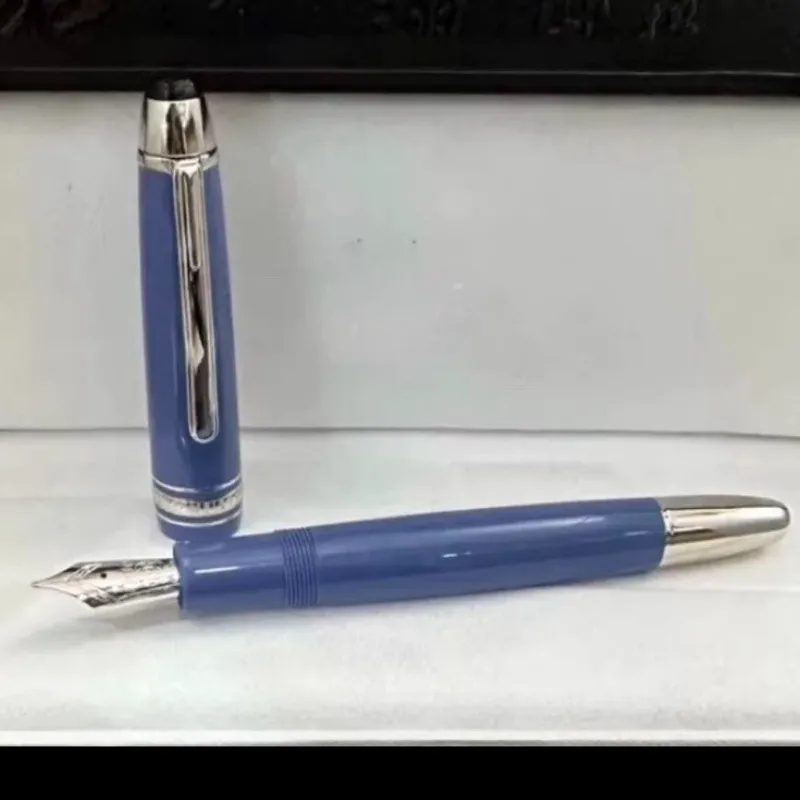 Venta al por mayor, bolígrafo de lujo Monte de resina negra y cristal con forma de estrella, bolígrafo estilográfico, pluma estilográfica, papelería de oficina, regalo B0029_voghion.com