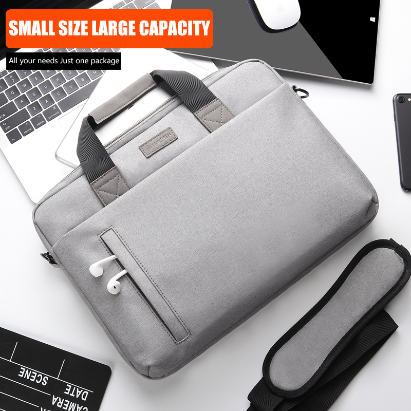 Laptoptasche 13,3 14 15,6 17,3 Zoll Wasserdichte Notebooktasche für Macbook Air Pro 13 15 Computer Schulter Handtasche Aktentasche_voghion.com