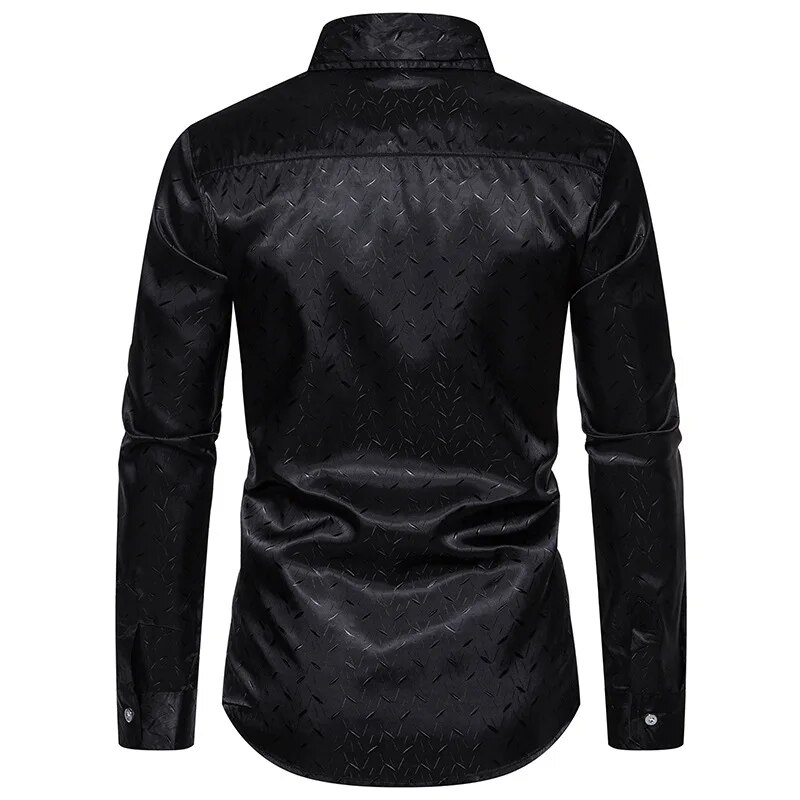 Neu Herren Langarm Button-Down-Hemden mit regulärer Passform, knitterfreies Freizeithemd mit Kragen_voghion.com