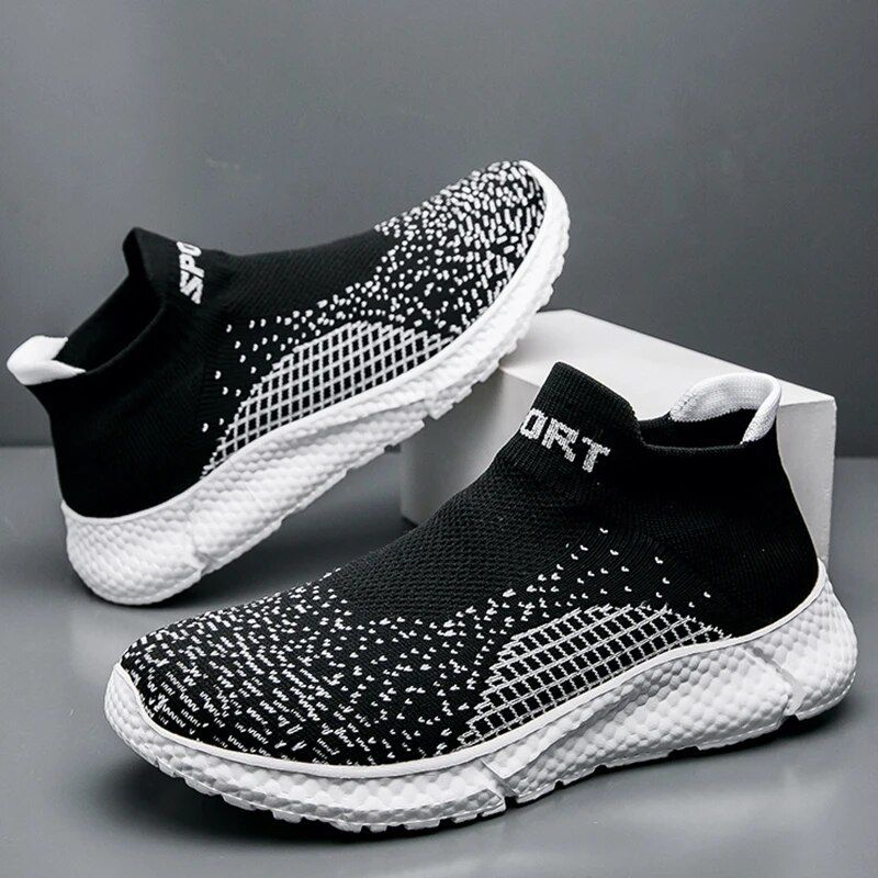 Slip On Men Outdoor Lightweight Men's Loafers Non-slip Soft Male Walking Shoes Breathable Mesh Casual Sneakers 2024_voghion.com