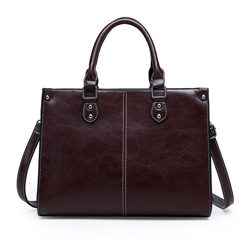 large tote handbag splicing shoulder messenger women's bag_voghion.com