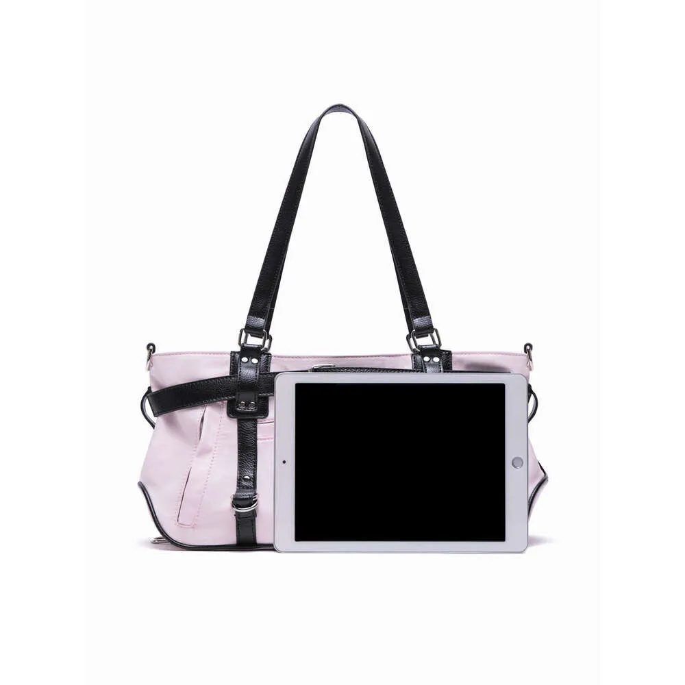 Korejski nišni dizajn Ins Blogger Isti slatki i cool stil Remen Tote Ležerna najlonska platnena torba za rame_voghion.com