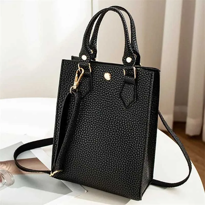 Borsa a tracolla per ragazze, nera, morbida in pelle PU, borsa a tracolla alla moda per donne, borsa a tracolla, tote bag_voghion.com