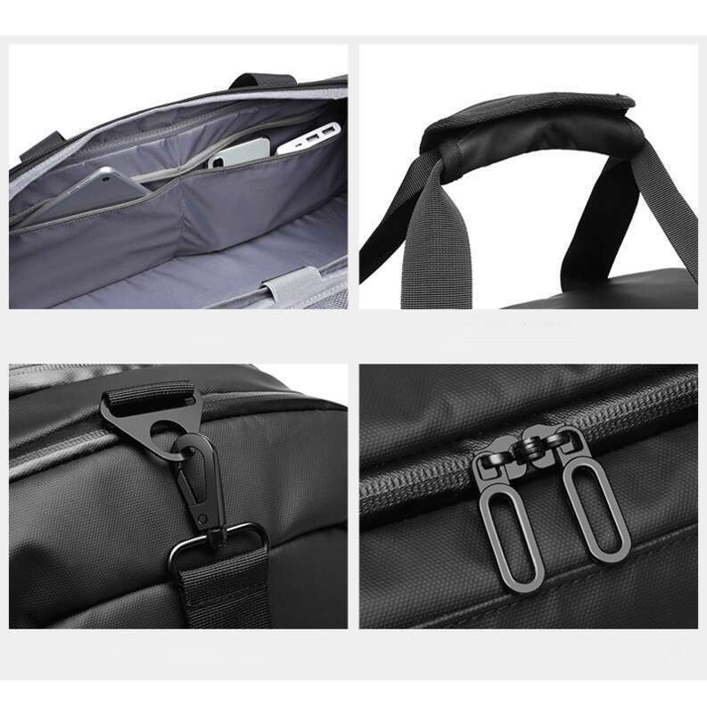 Bolsa de viaje premium para hombre Fitness con separación de ropa húmeda y seca_voghion.com
