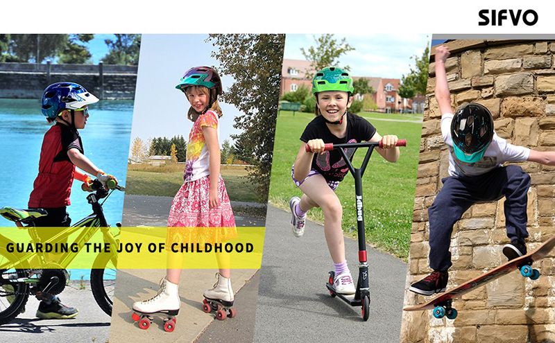 Gyermek kerékpár ifjúsági szabadtéri sport roller görkorcsolya kerékpár sisak_voghion.com