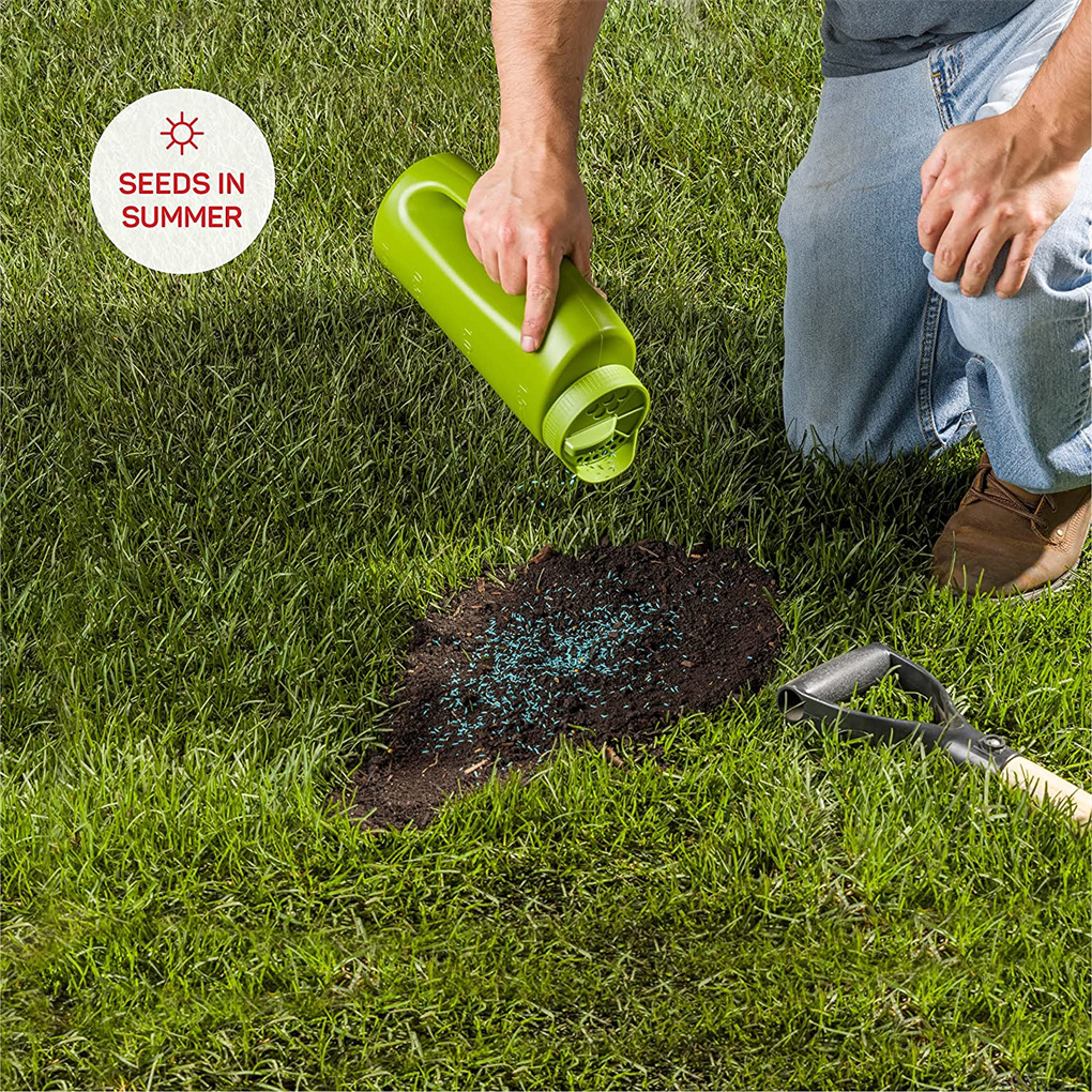 Handheld Seed Spreader Reusable Spread Bottle Manual Ice Melting Sand Fertilizer Distributor Garden Driveway Household_voghion.com