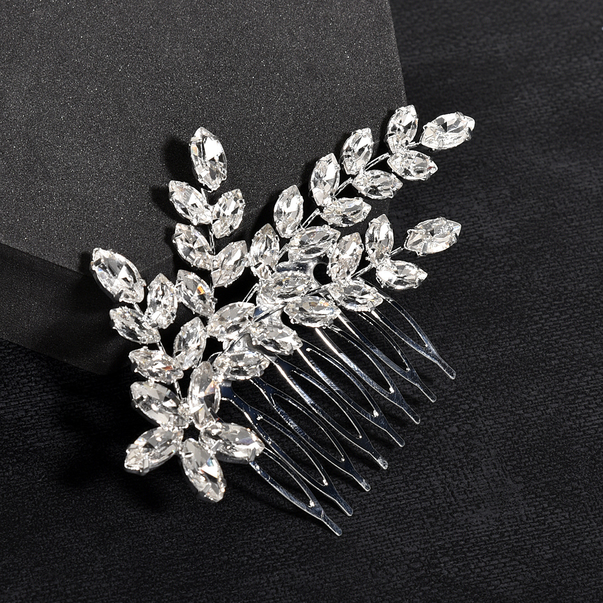 Pettine per capelli con strass Mailang, piccolo copricapo da sposa scintillante, accessori e trucco, spedizione gratuita, accessori per abiti, pettine per capelli per l'ospite di compleanno_voghion.com