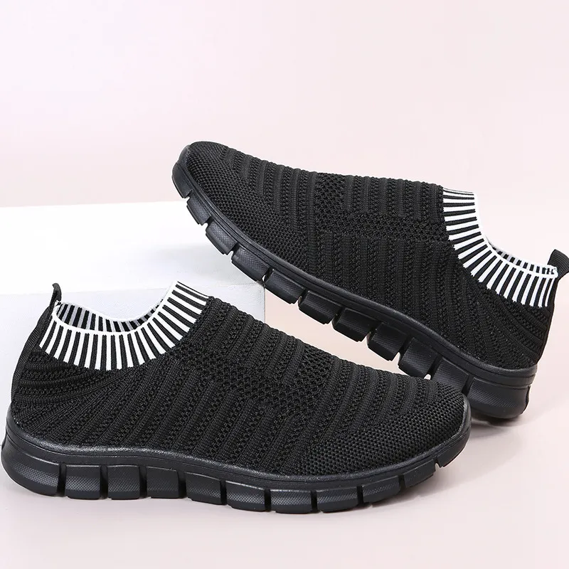 Sneakers da camminata donna traspiranti con suola platform_voghion.com