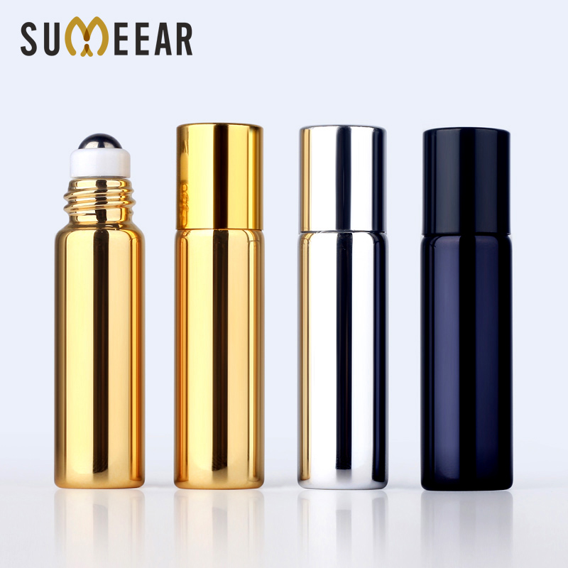 50pieces/lot 5ml Essential Oil Bottles UV Glass Perfume Bottle  essential oil sample bottles empty container_voghion.com