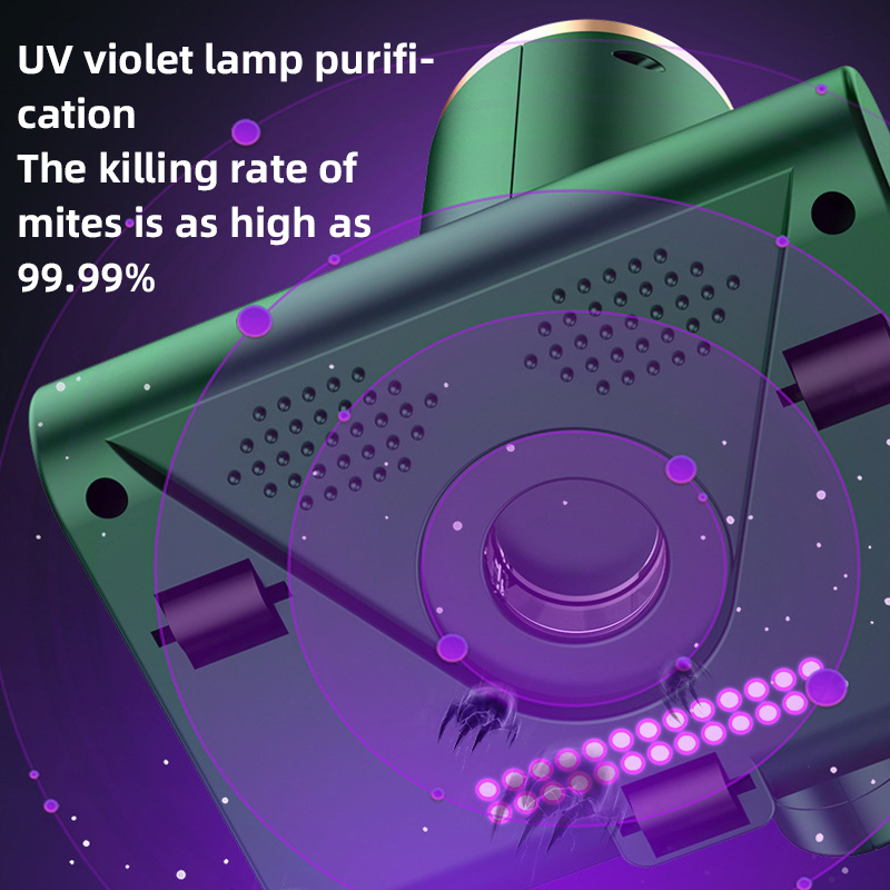 Mattress Vacuum Cleaner Handheld UV Bed Mite Removal Instrument Wireless Mite Remover Cleaning Machine for Pillows Sheets Mattre_voghion.com