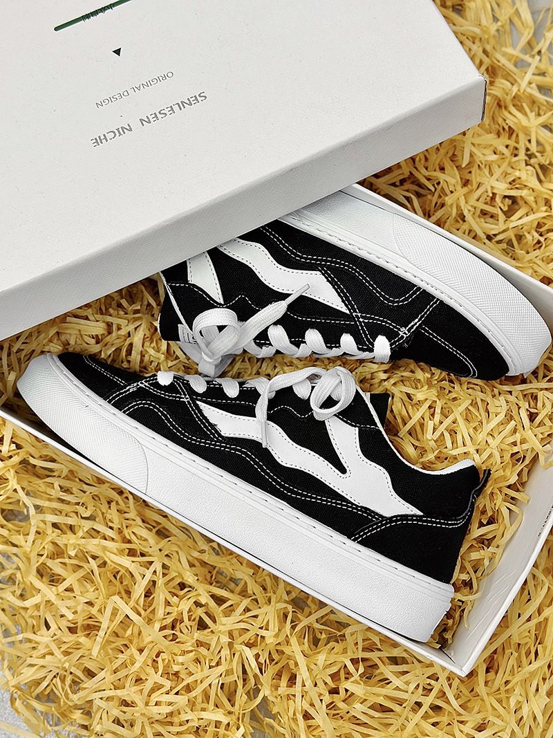 Neue Student Casual Canvas Herrenmode Board Schuhe_voghion.com