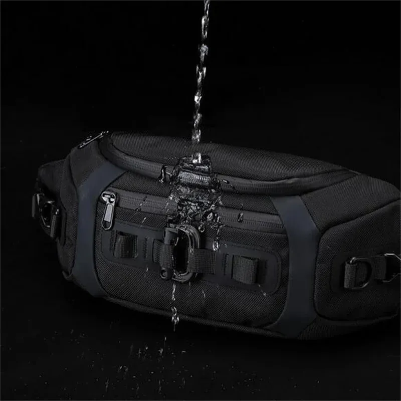 Mode für Männer Taille Outdoor Sports Tactical Fanny Pack Multifunktions wasserdichte männliche Brusttasche Herren Umhängetaschen 241028_voghion.com